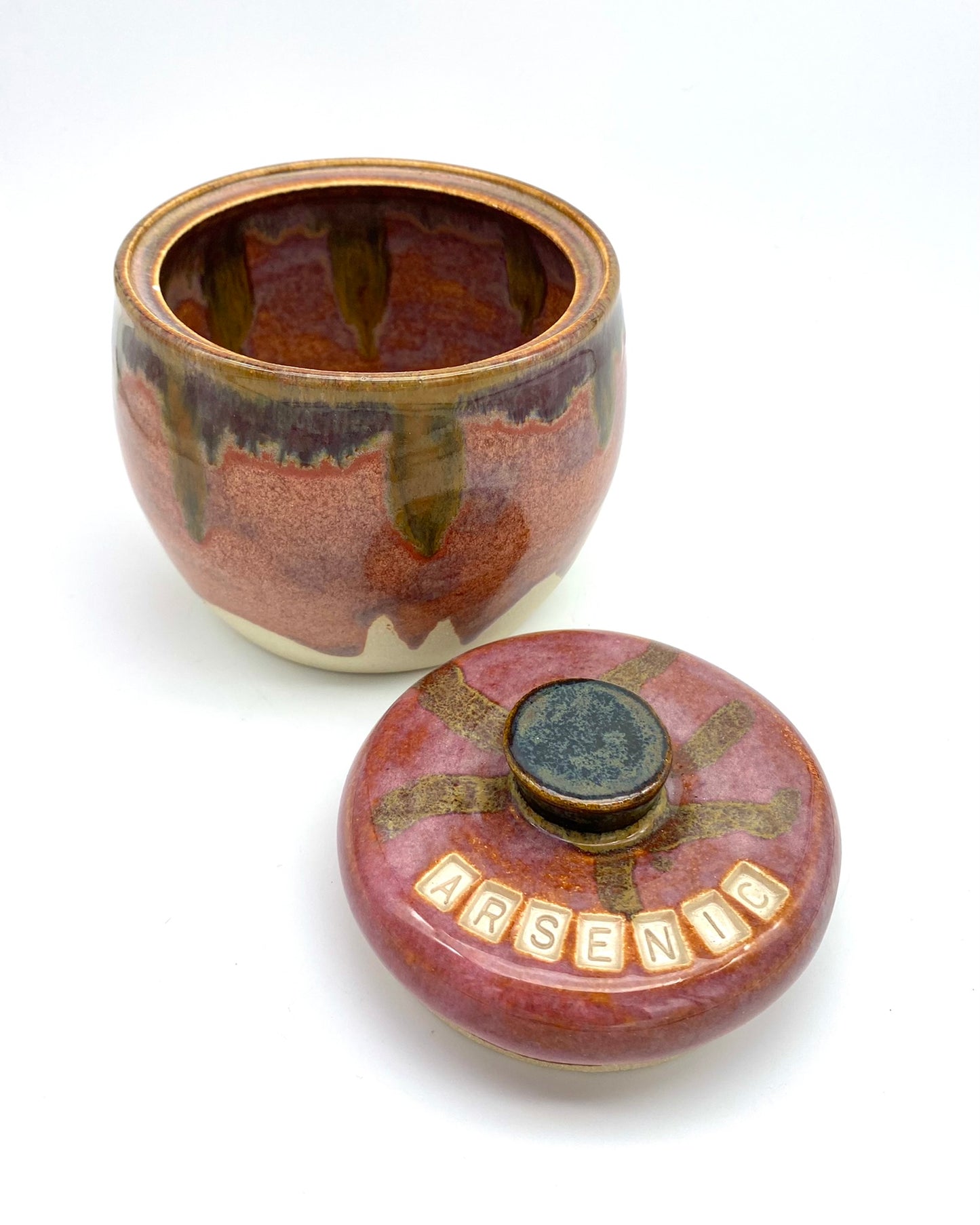 SECOND 'Arsenic' lidded pot