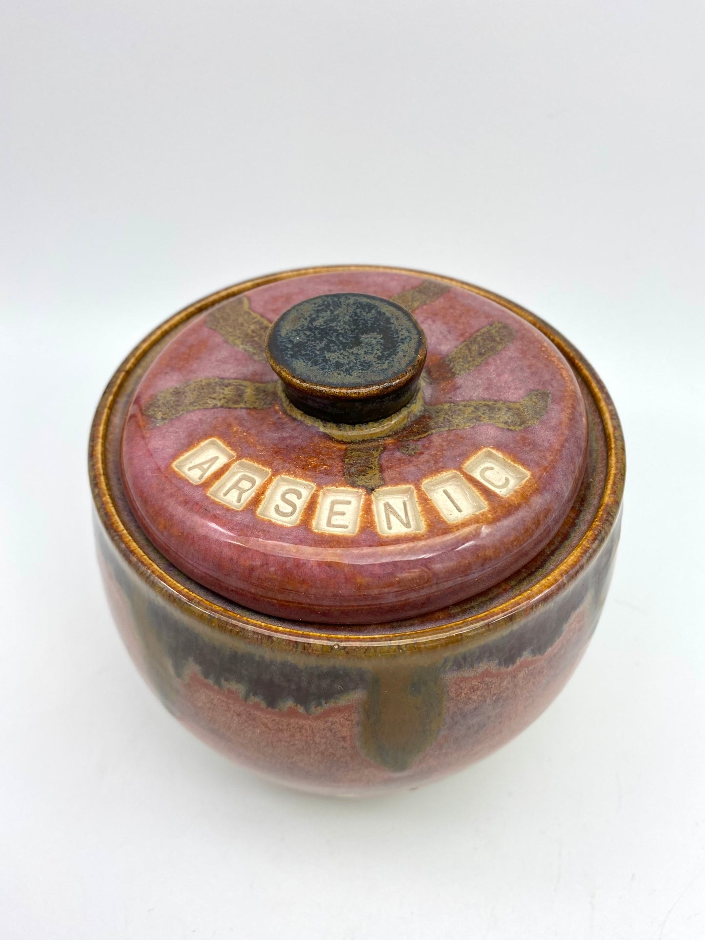 SECOND 'Arsenic' lidded pot