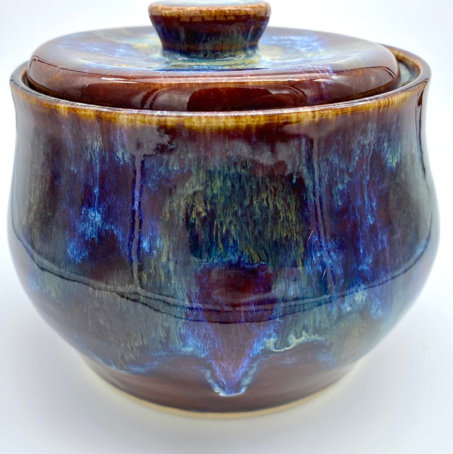 SECOND 'Drugs' lidded pot - for tea, coffee, toiletries, jewellery or decorative