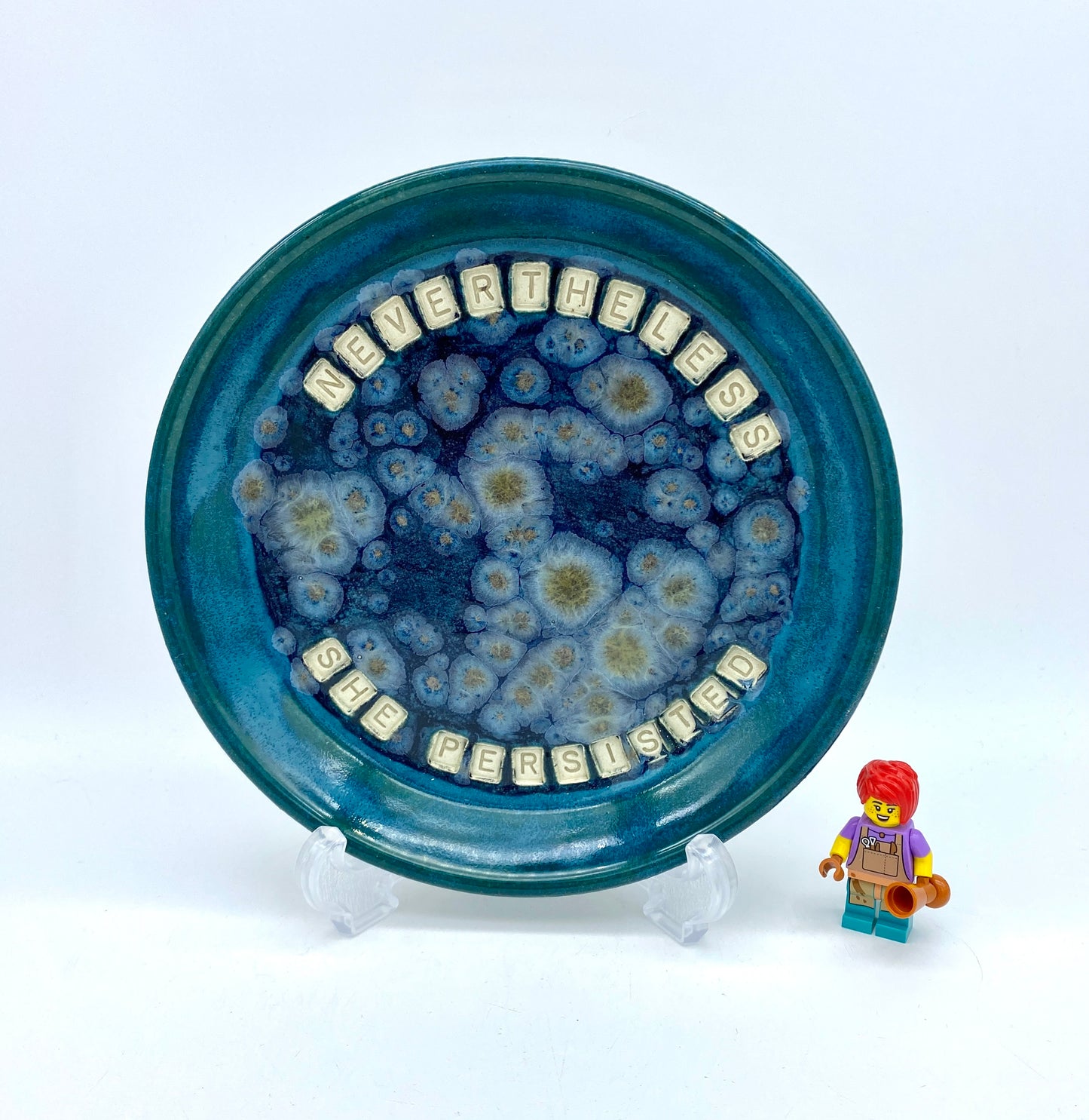 'Nevertheless, she persisted' small plate