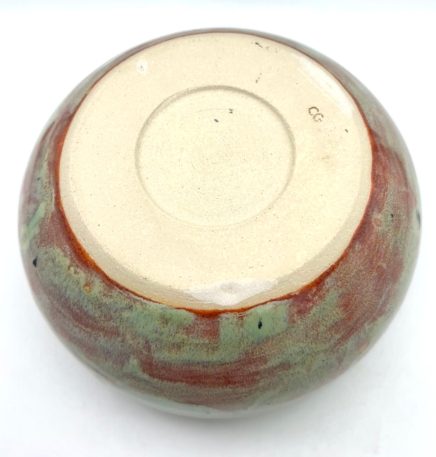 SECOND Soup or cereal bowl in greens and pinks