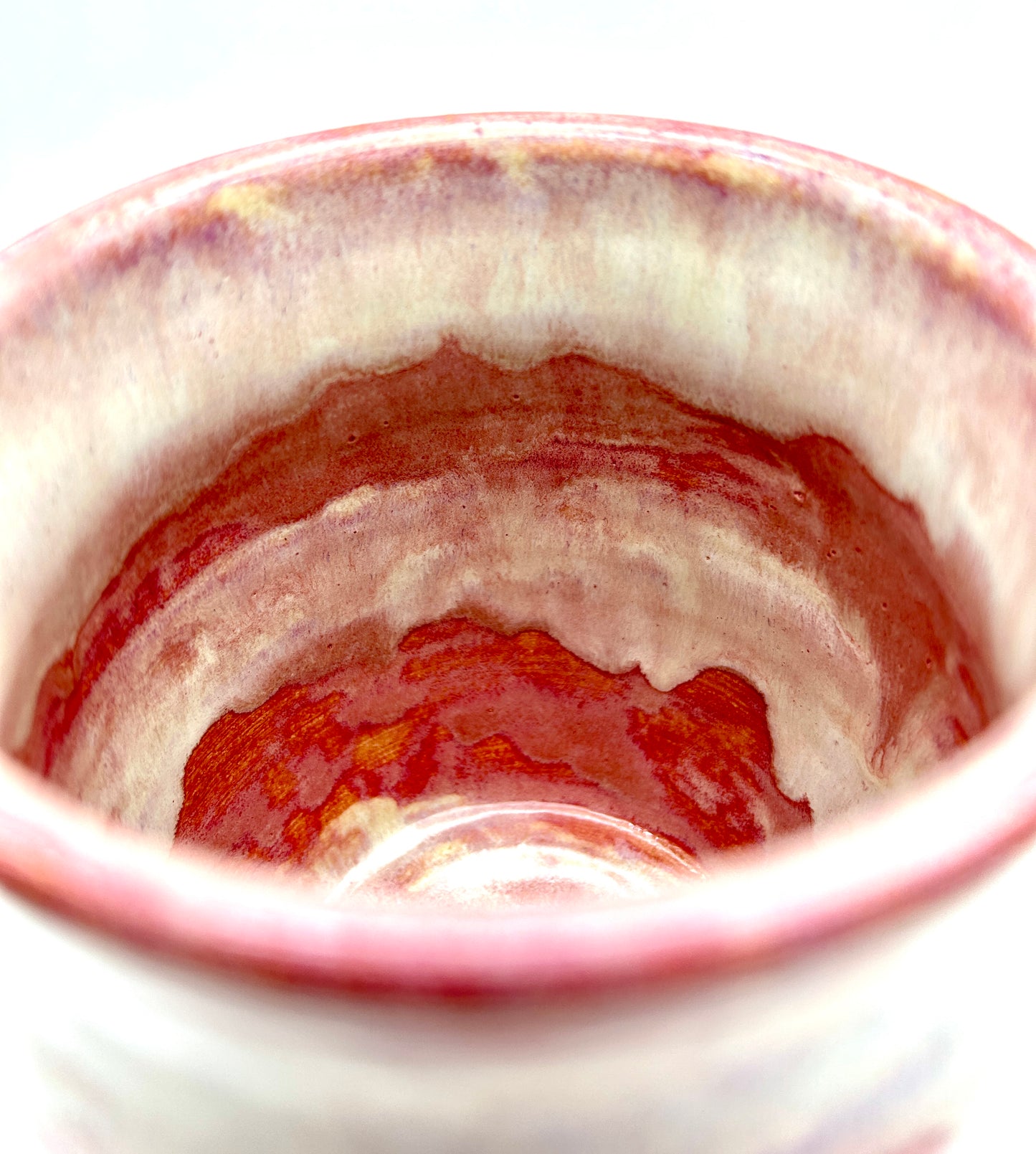 COMMISSION Massive mug in flowing pinks