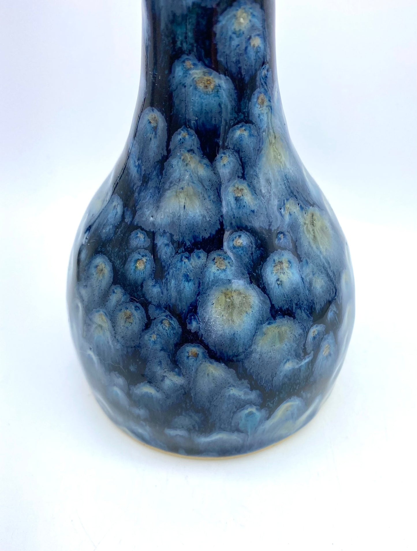 Medium stem vase in galaxy glazes