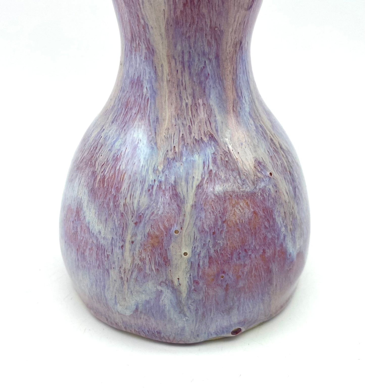 SECOND Bud vase or candlestick in dreamy pinks and purples