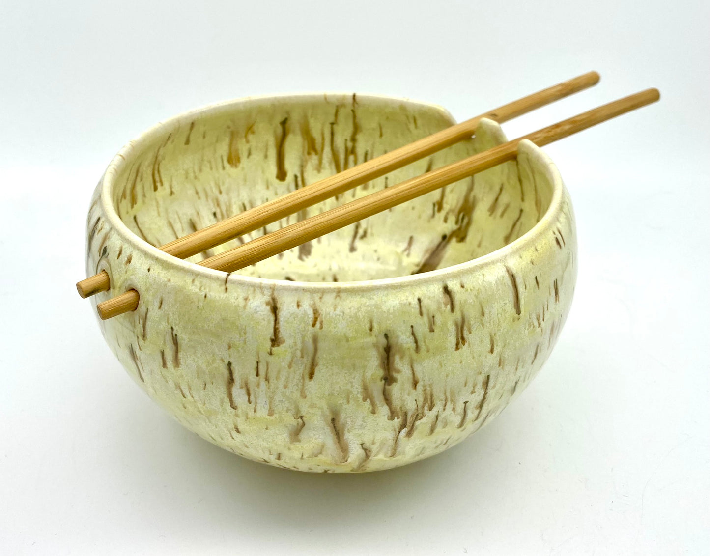 SECOND Chopstick bowl in speckled creams