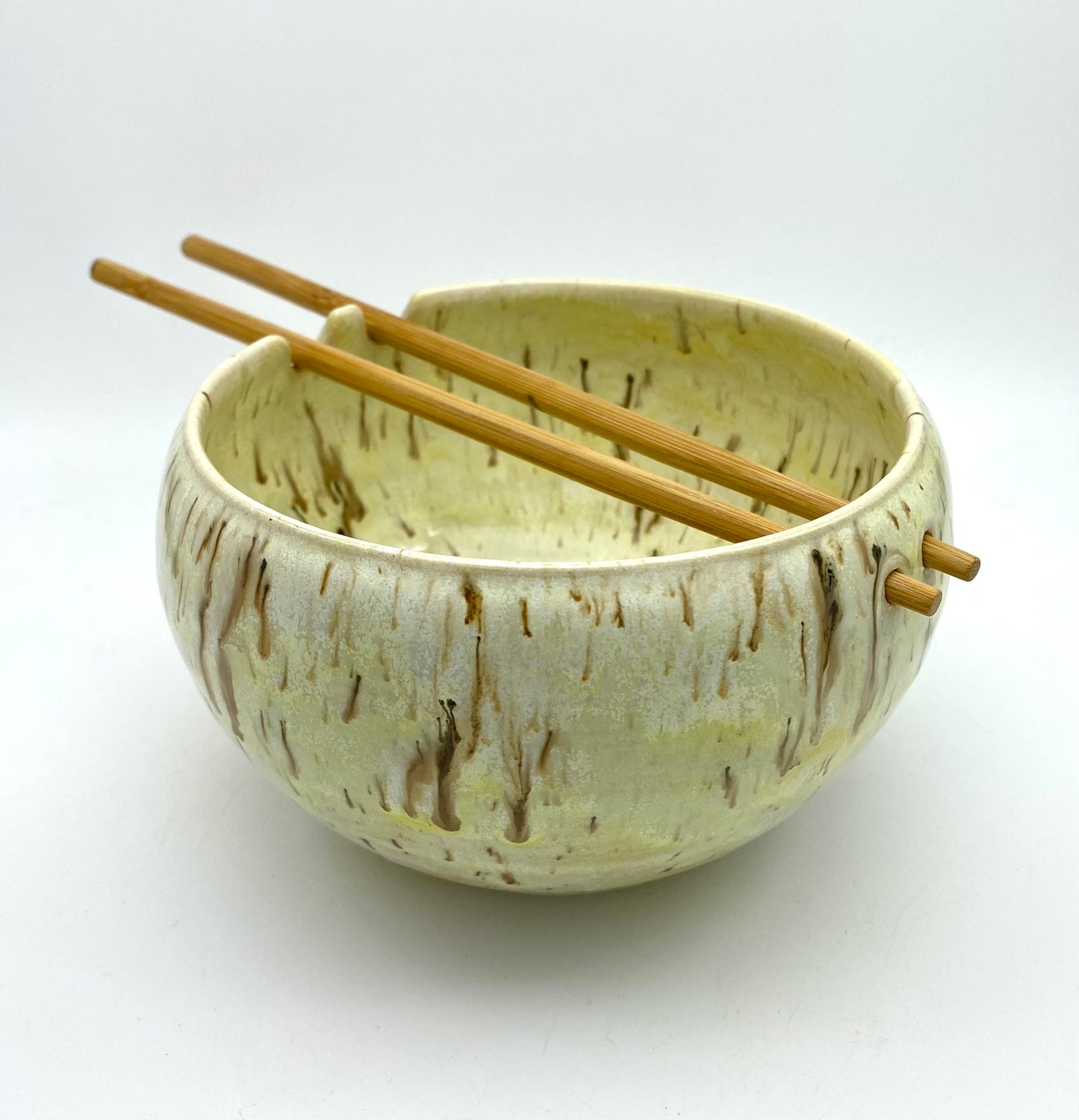 SECOND Chopstick bowl in speckled creams