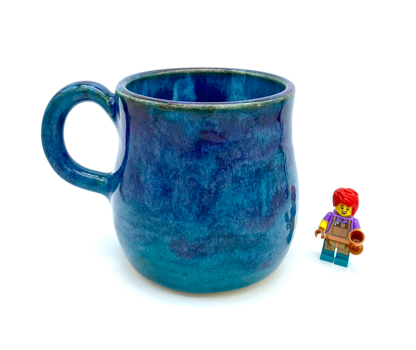 'Deep sea' mug in beautiful blues