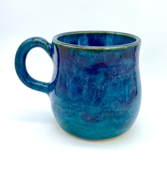 'Deep sea' mug in beautiful blues