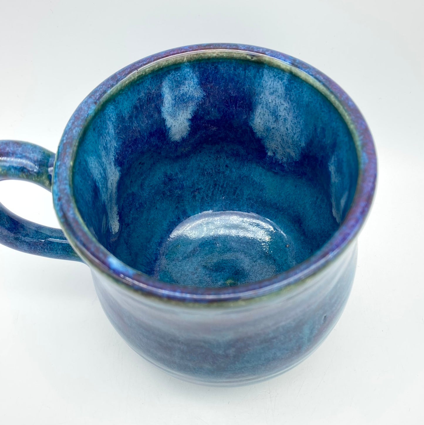 'Deep sea' mug in beautiful blues