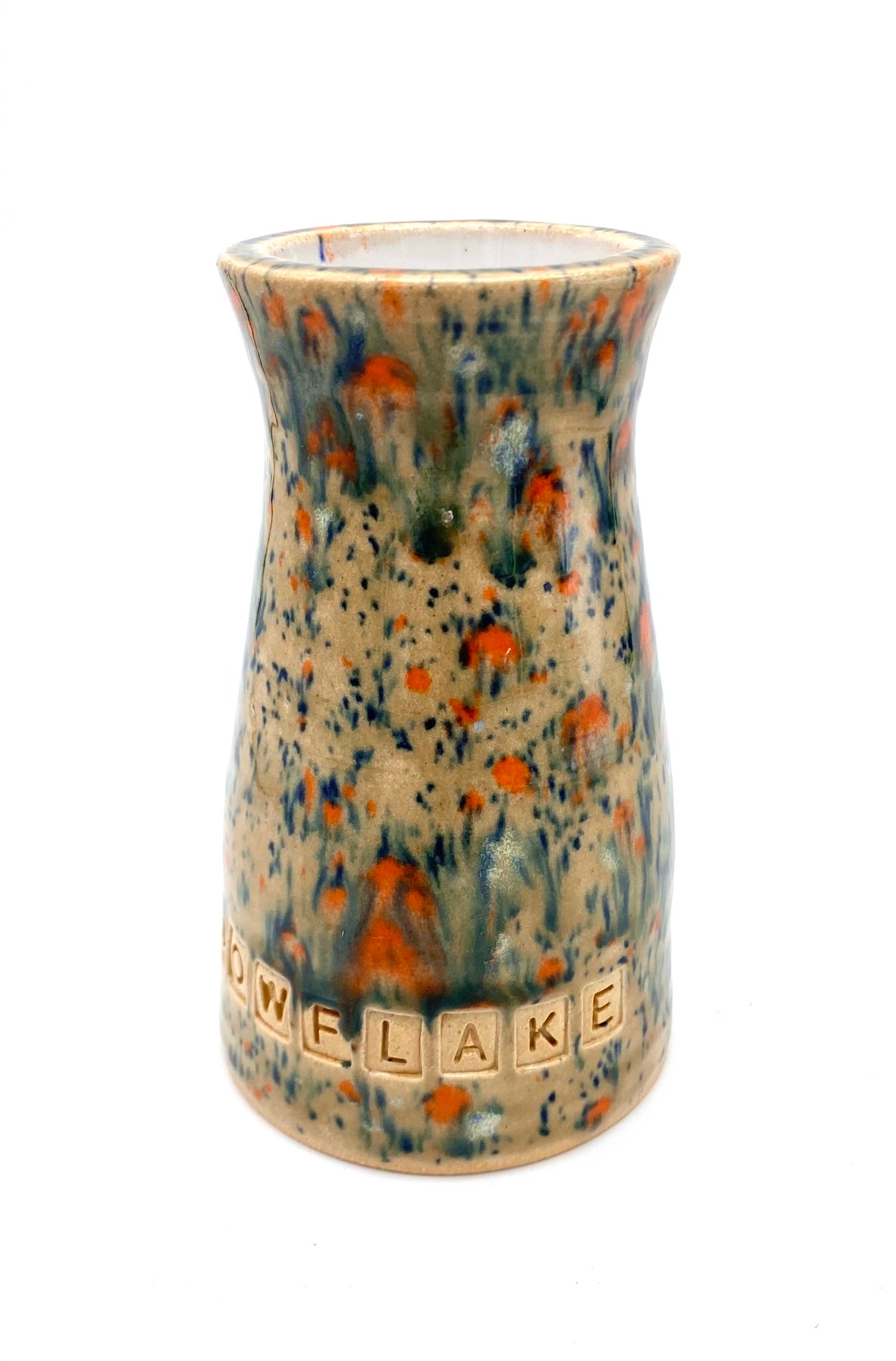 COMMISSION 'Snowflake' vase