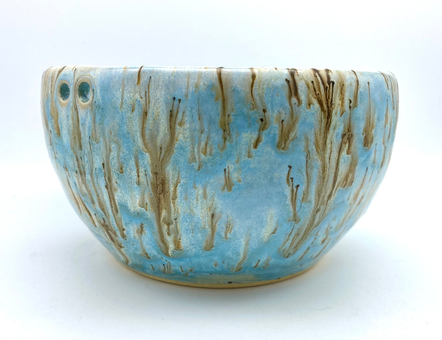 Chopstick bowl in flowing blues