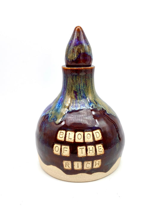 SECOND 'Blood of the rich' small decanter