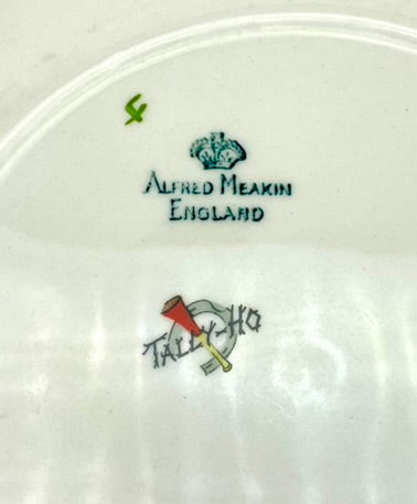 Alfred Meakin 1950s 'Tally Ho' dinner plate