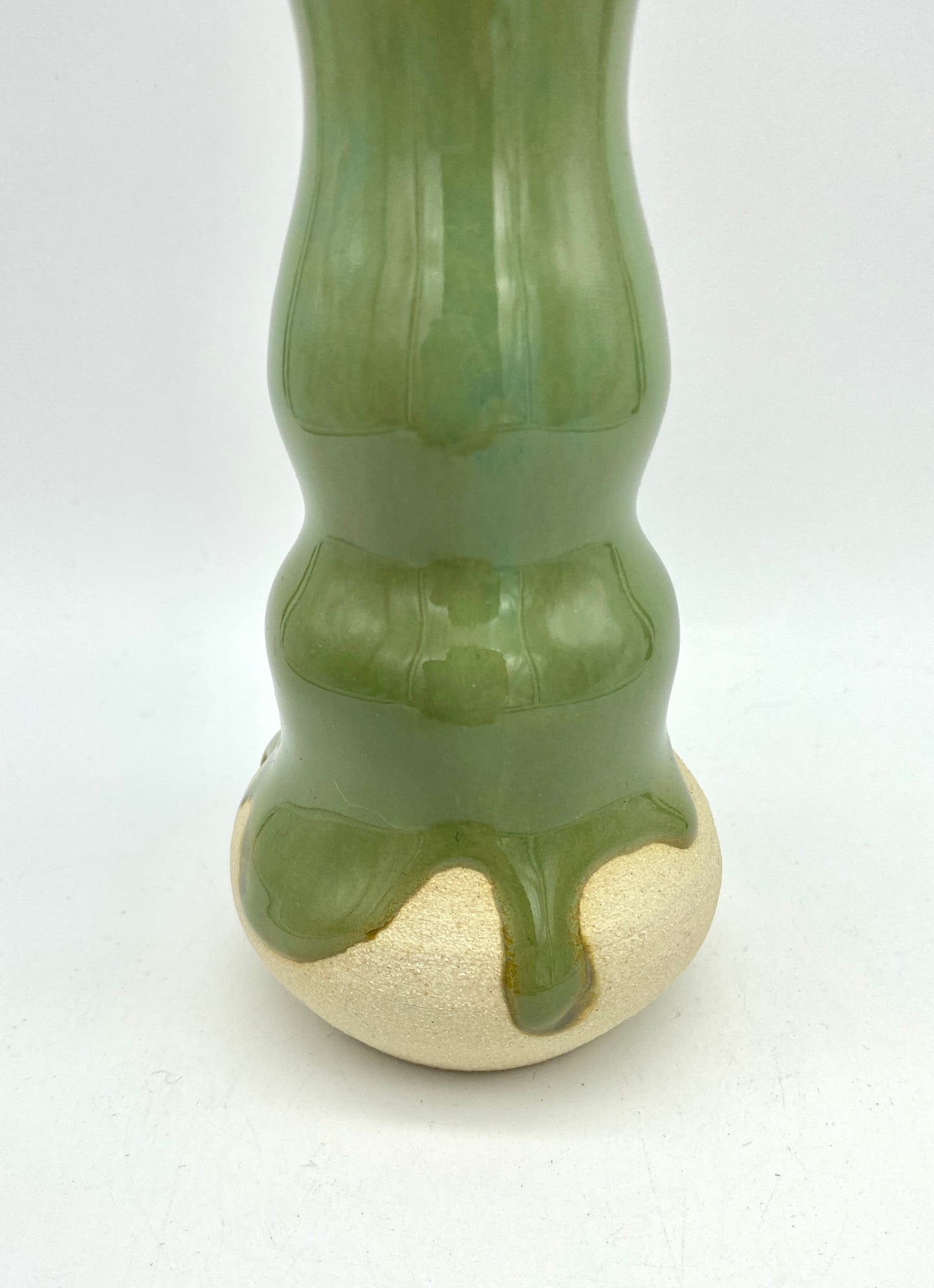 SECOND Bud vase or candlestick in spring green