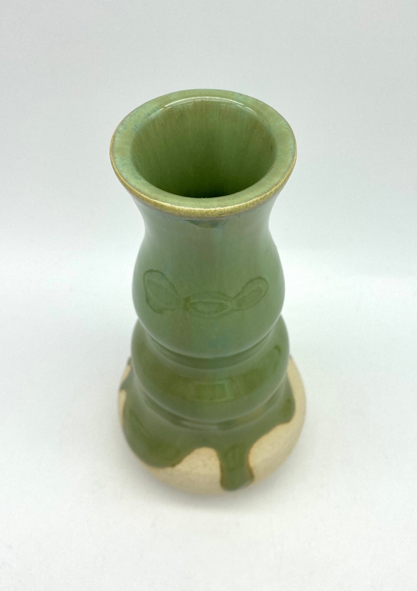 SECOND Bud vase or candlestick in spring green