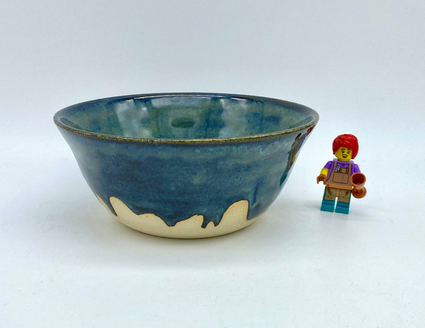 SECOND Small neat bowl for dips or dessert in blues