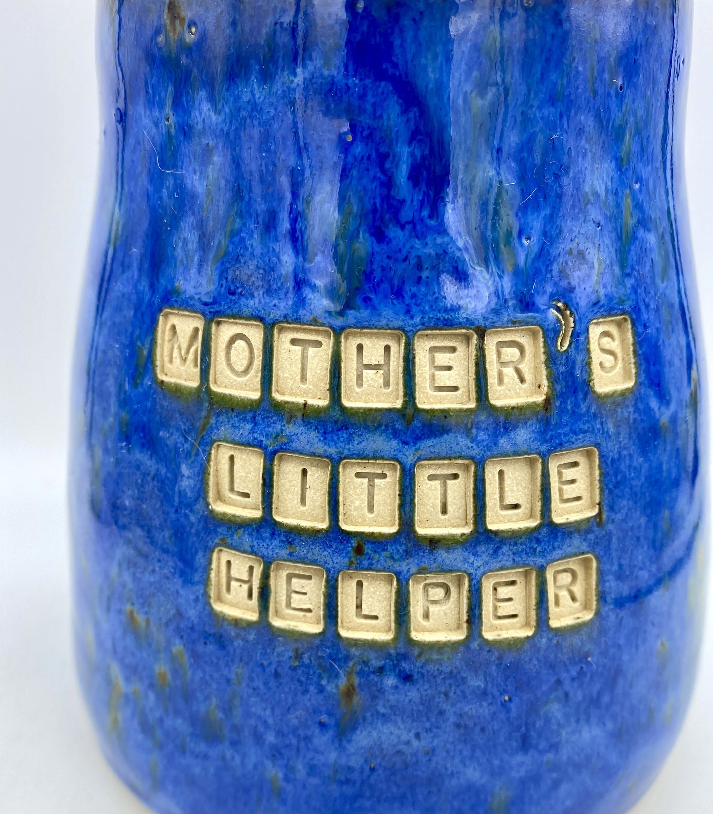 COMMISSION 'Mother's little helper' lidded jar