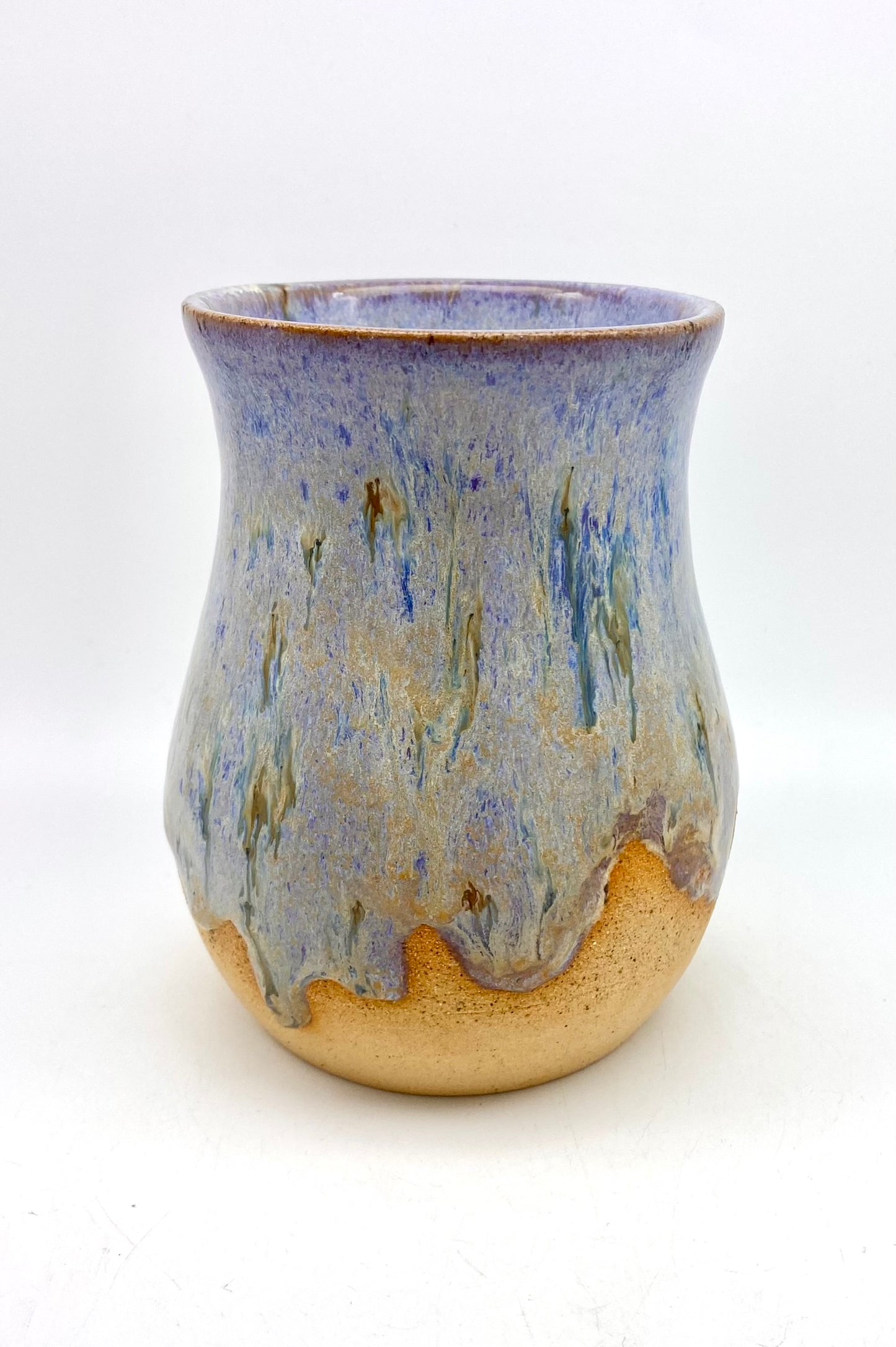 Water beaker or vase in lavenders