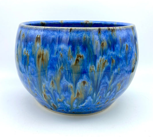 Bowl in vibrant blues