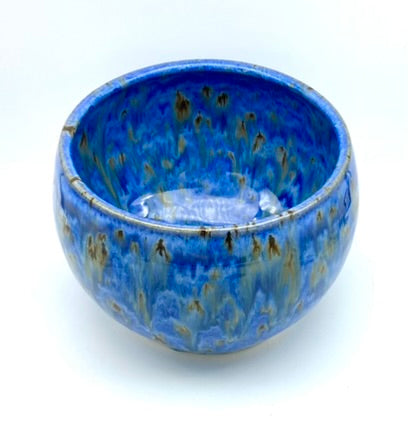 Bowl in vibrant blues