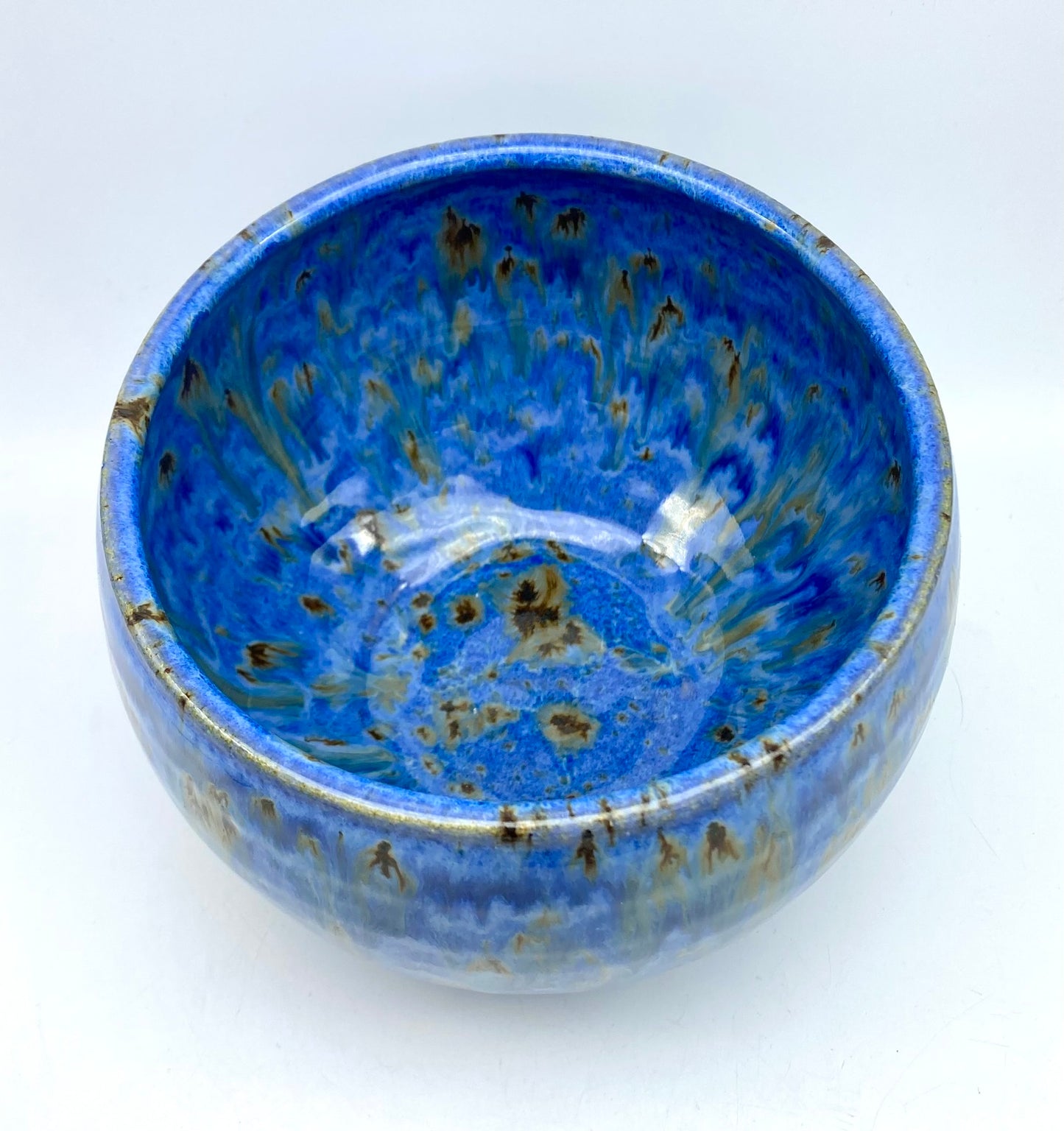 Bowl in vibrant blues