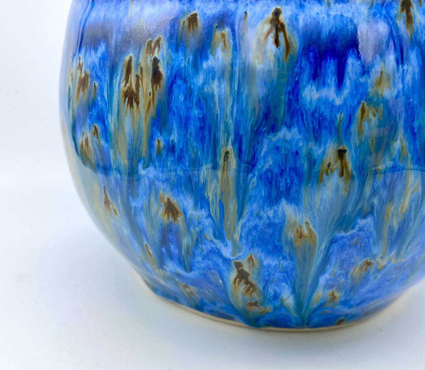 Bowl in vibrant blues