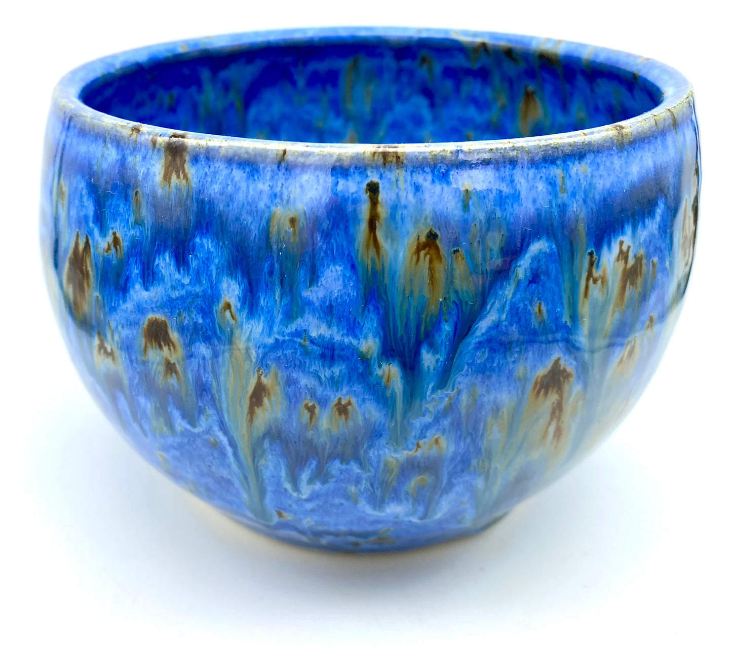 Bowl in vibrant blues