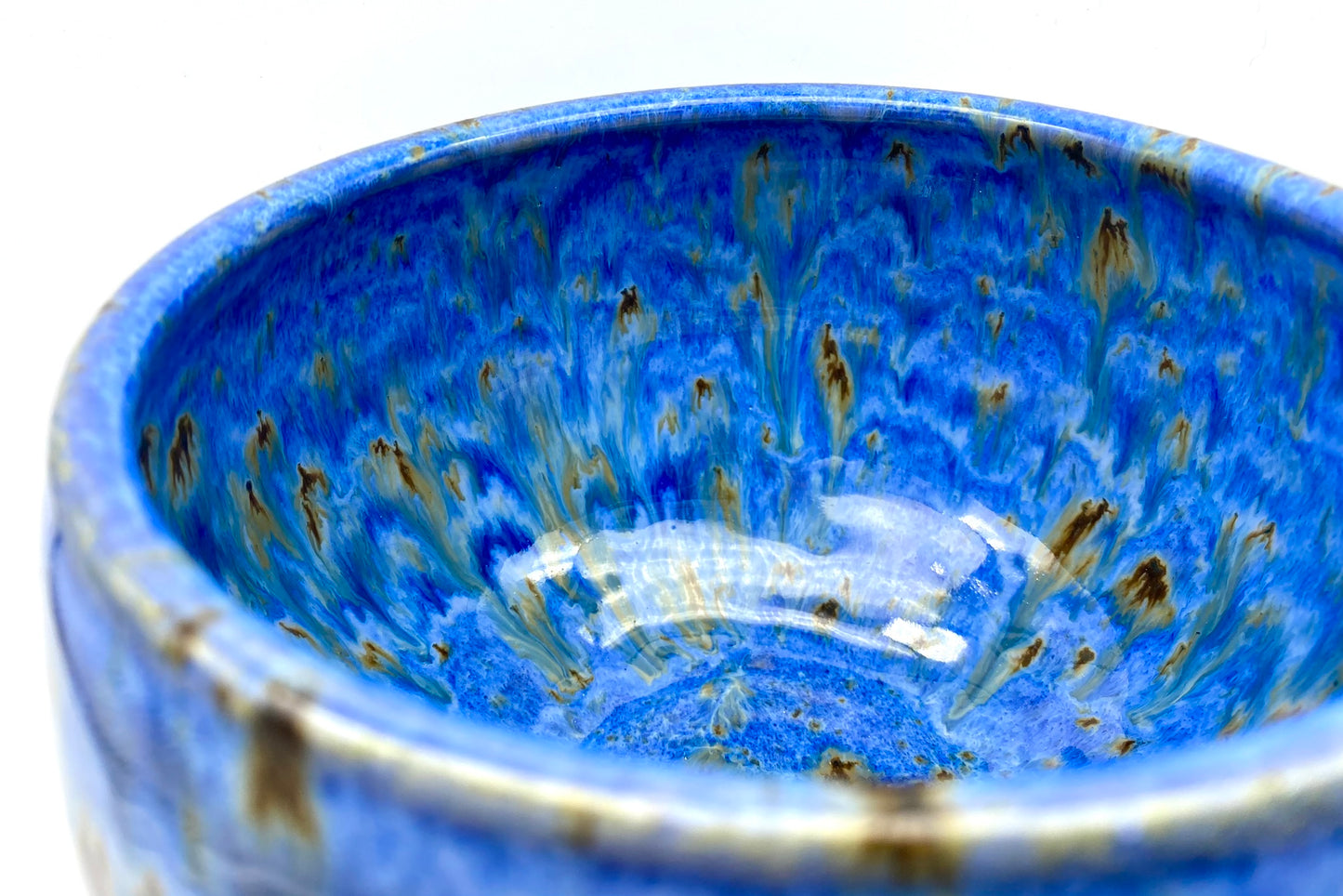 Bowl in vibrant blues