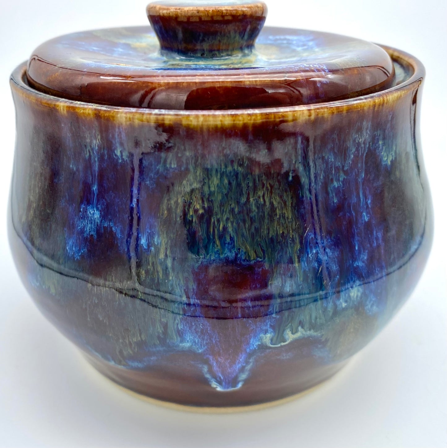 'Drugs' lidded pot - for tea, coffee, toiletries, jewellery or decorative