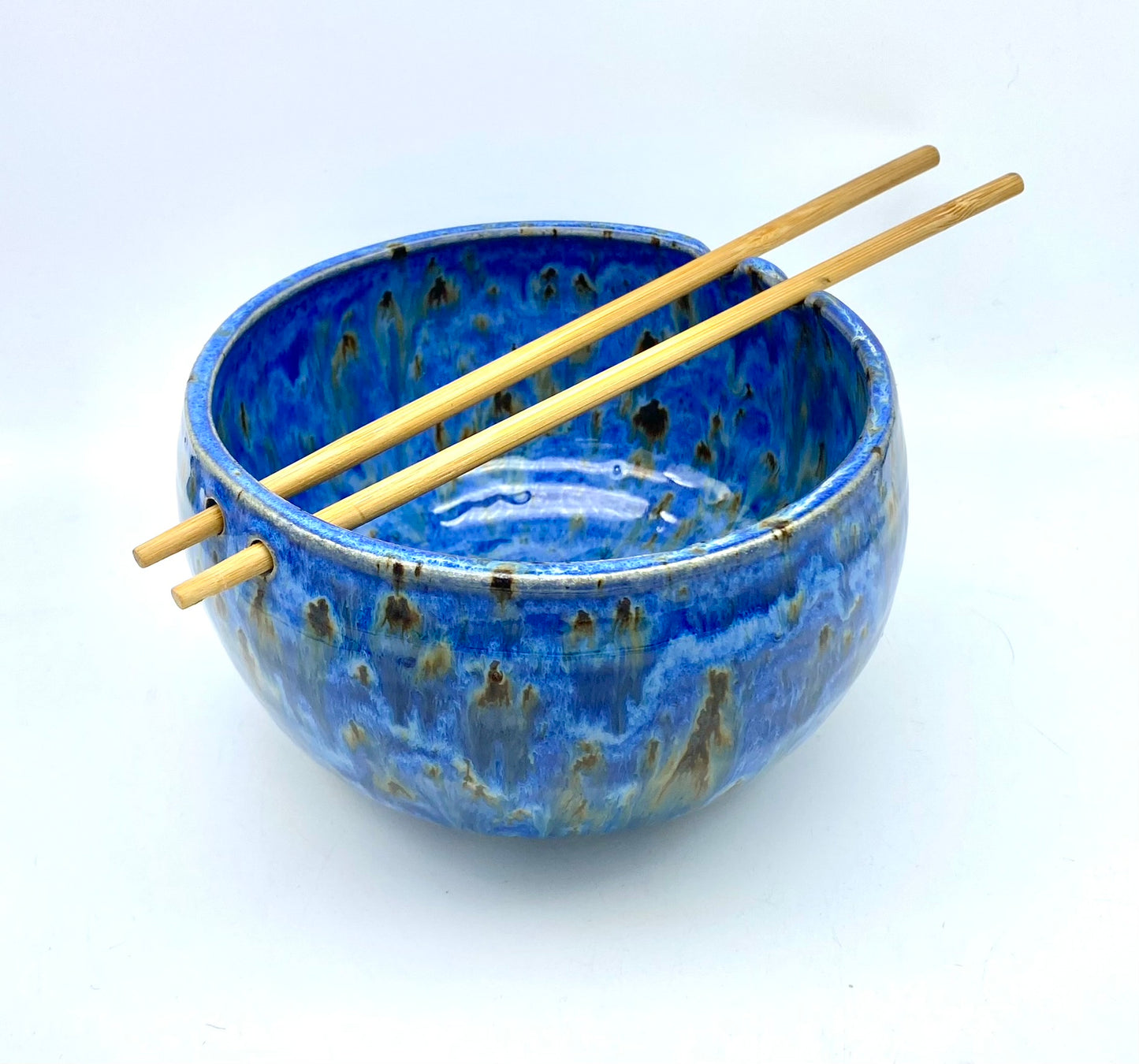 Chopstick bowl in stunning blues