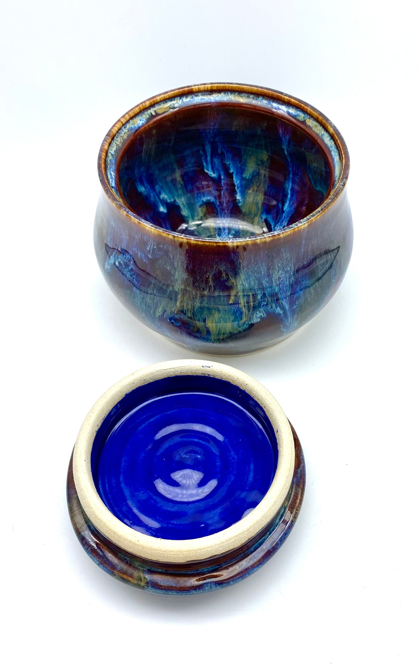 'Drugs' lidded pot - for tea, coffee, toiletries, jewellery or decorative