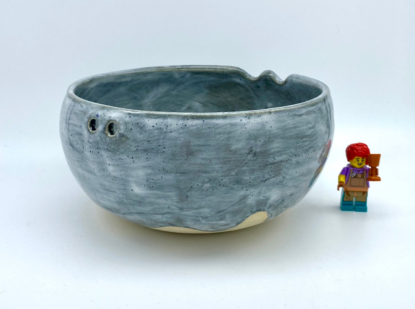 Chopstick bowl in cloudy greys