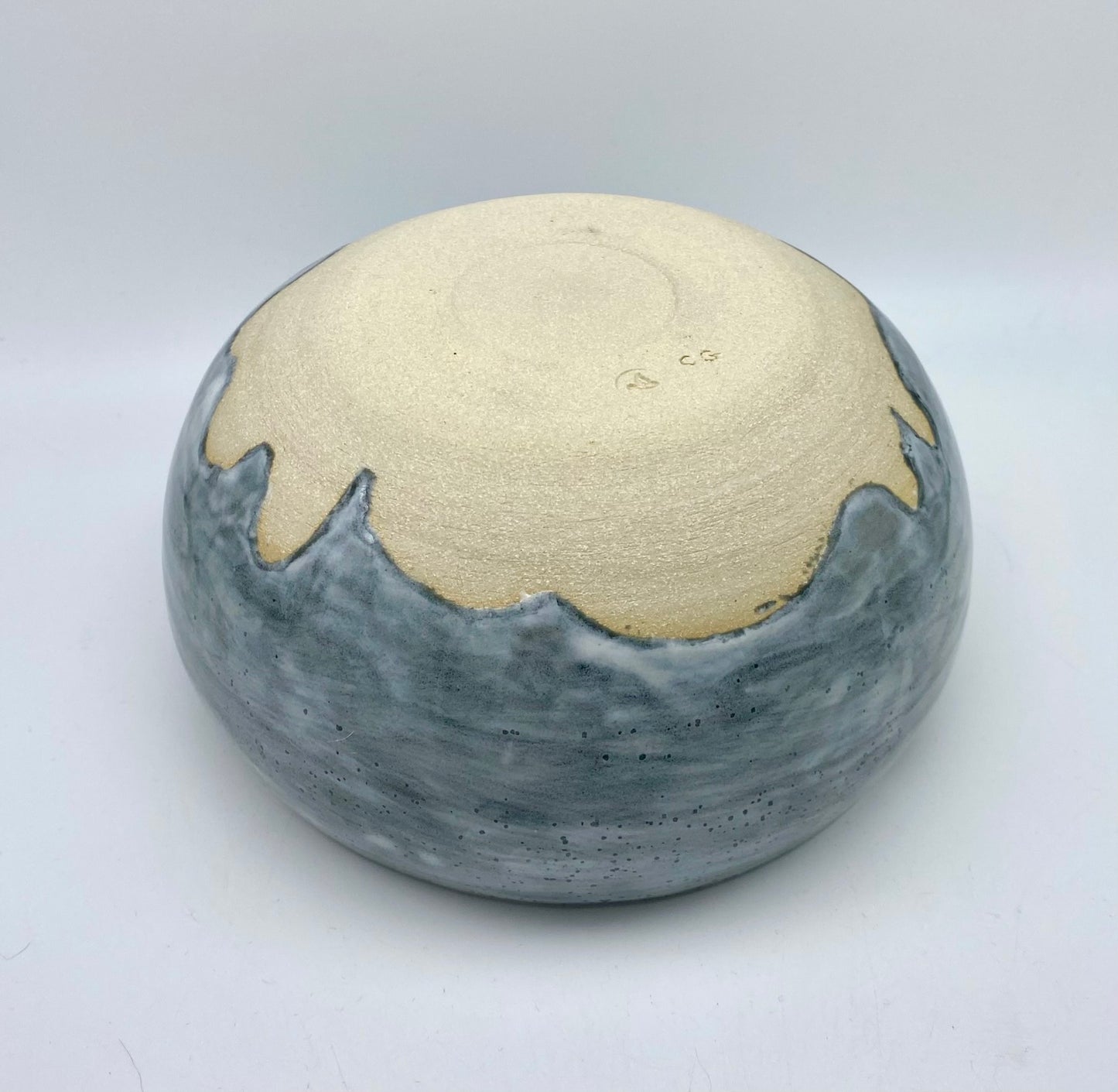 Chopstick bowl in cloudy greys