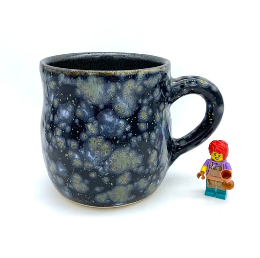 Galaxy mug with sparkly inside