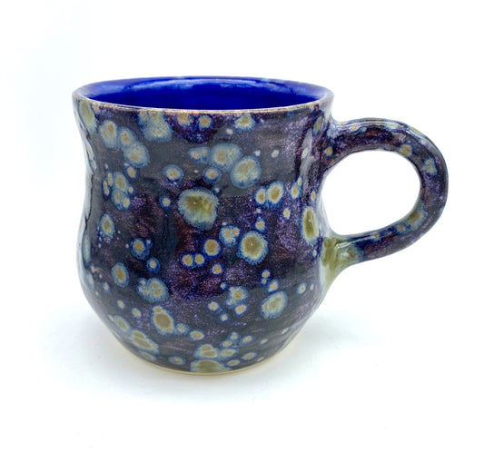 Mug in galaxy blues