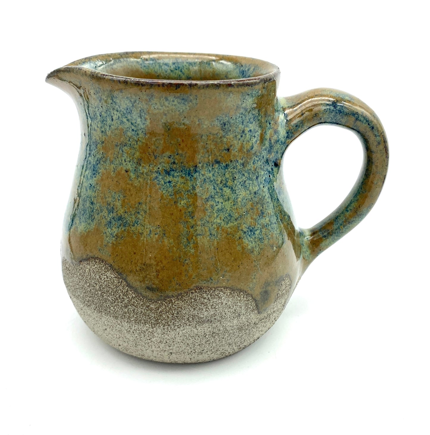 SECOND Jug in rich blues and browns