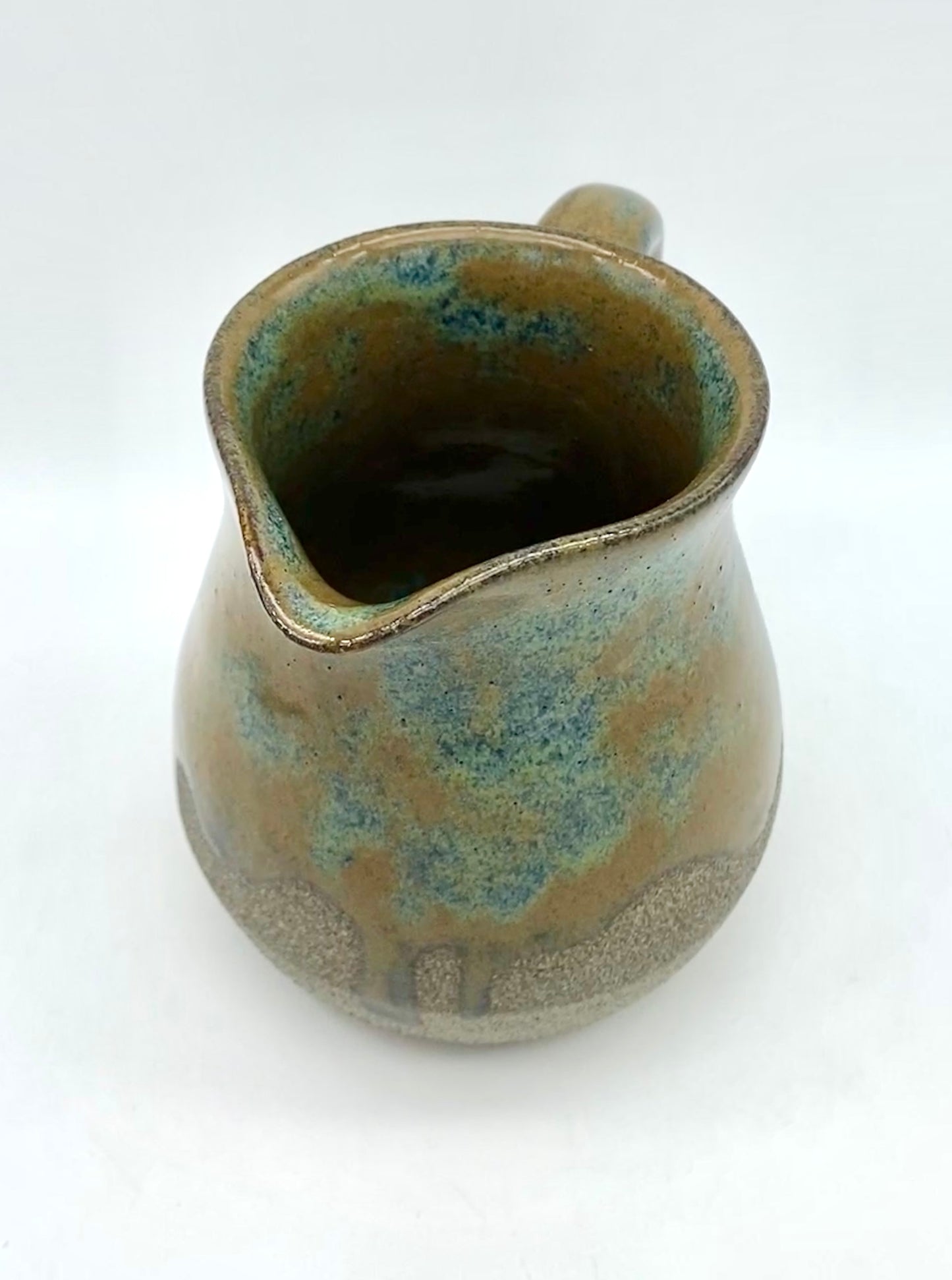 SECOND Jug in rich blues and browns