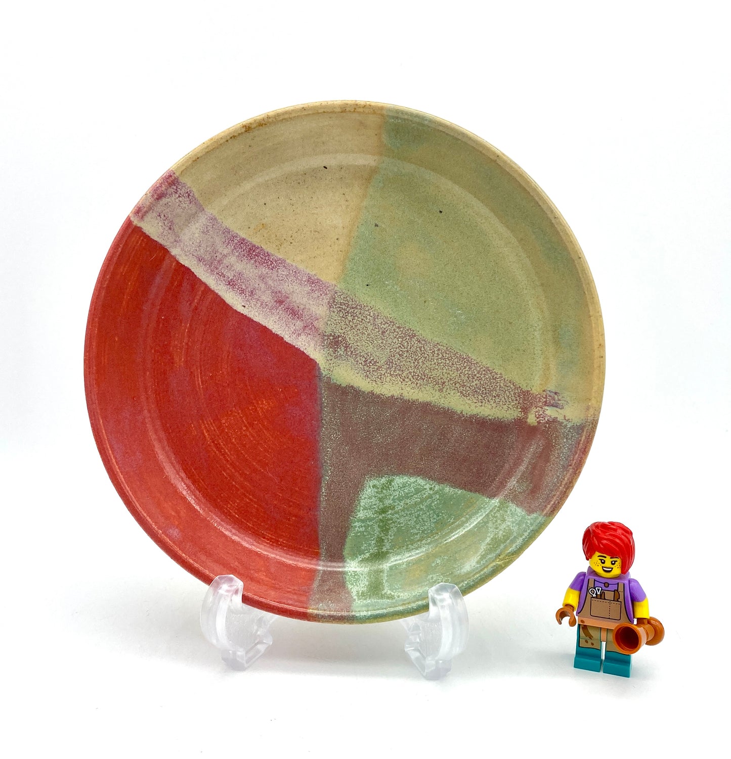 SECOND Mini plate with geometric design