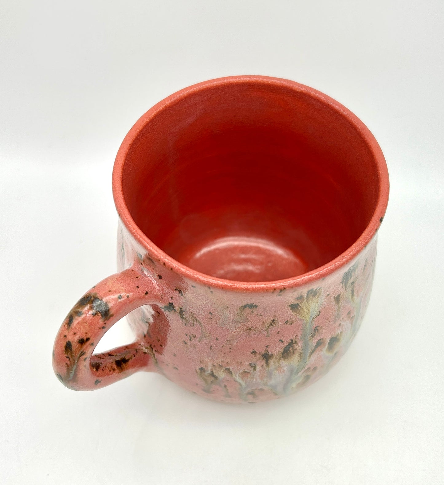 COMMISSION Vibrant pink large mug