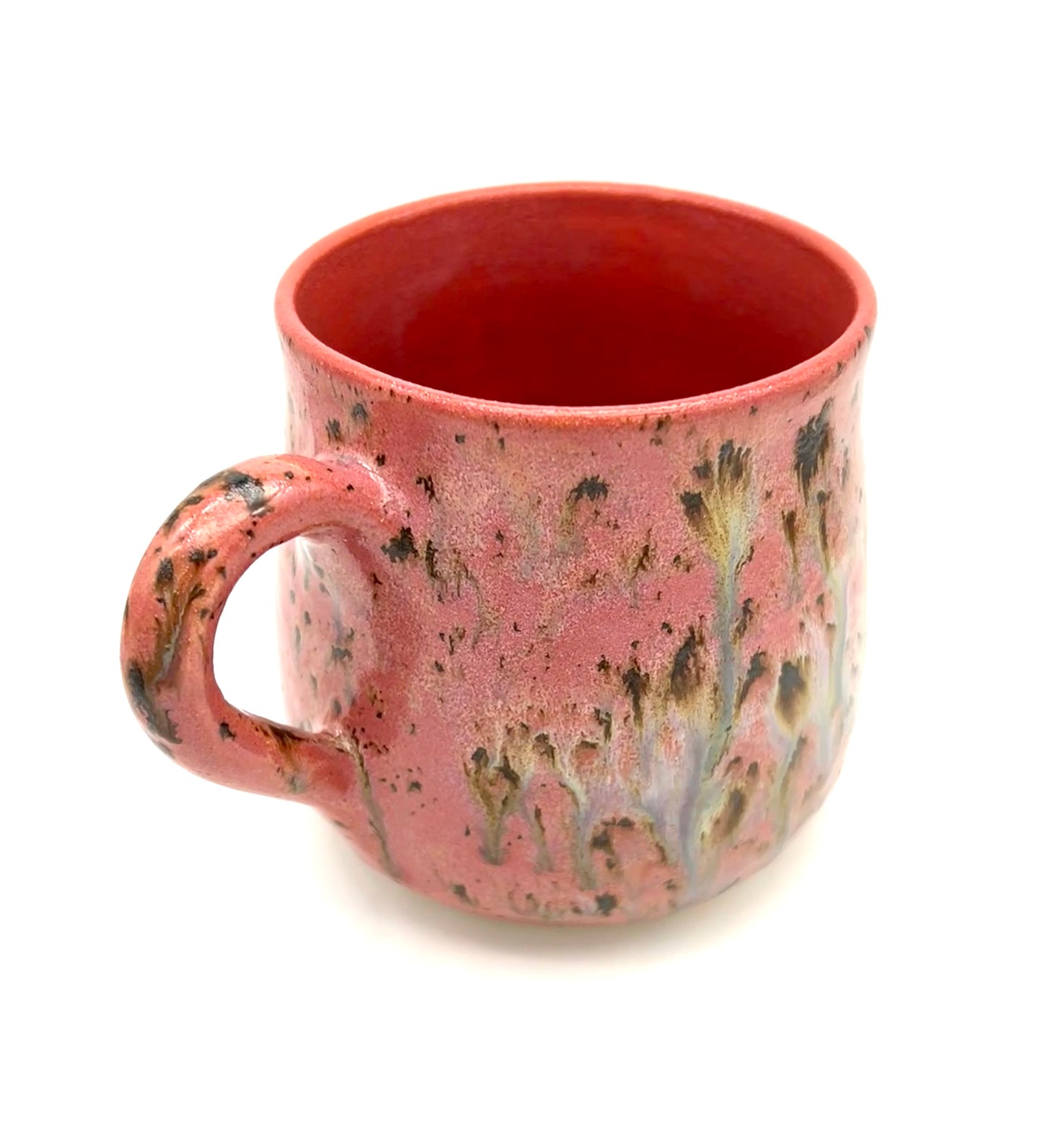 COMMISSION Vibrant pink large mug