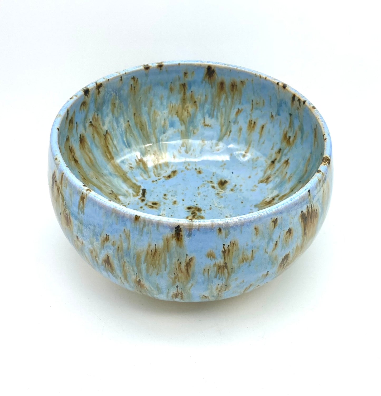 Bowl in flowing blues