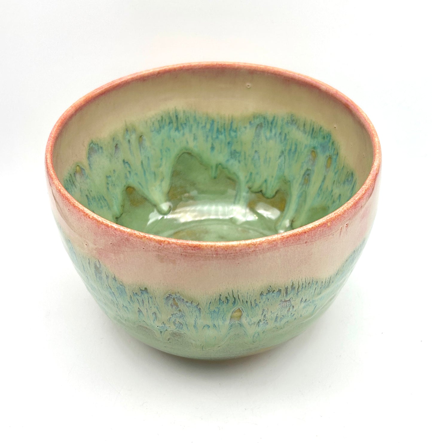 SECOND Bowl in melting pinks and greens