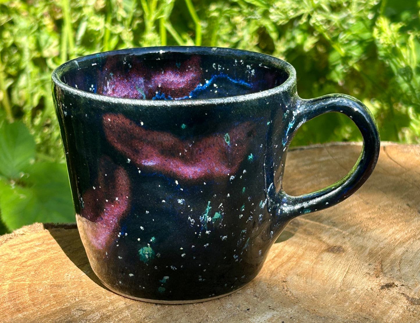 Coffee mug in glorious galaxy glazes