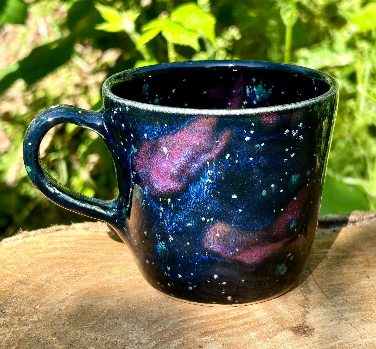 Coffee mug in glorious galaxy glazes