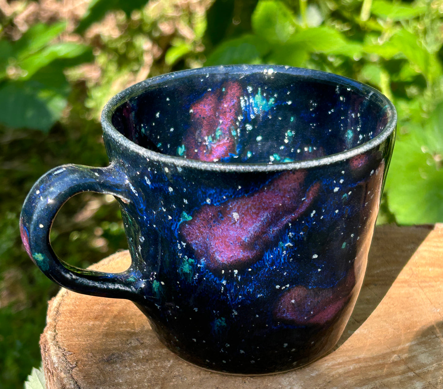 Coffee mug in glorious galaxy glazes