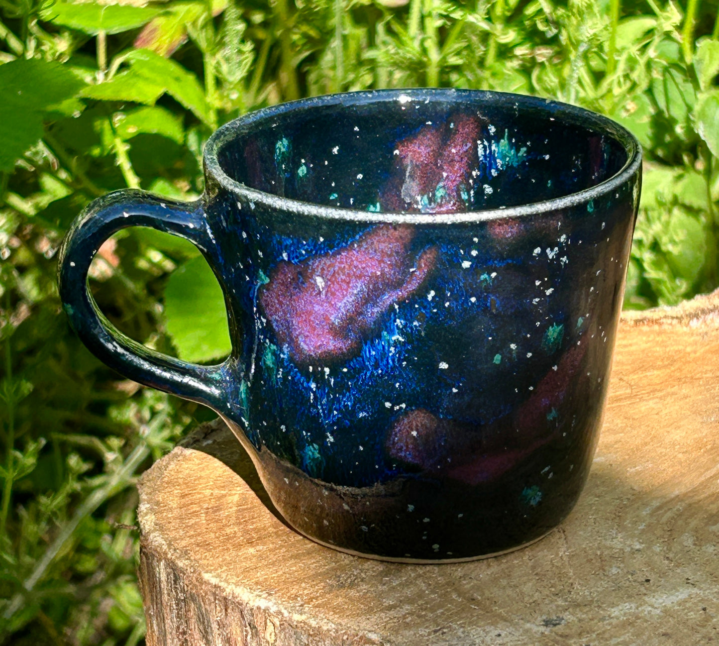 Coffee mug in glorious galaxy glazes