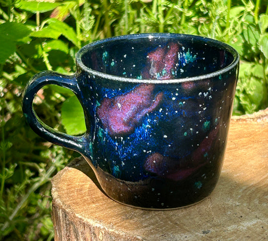 Coffee mug in glorious galaxy glazes