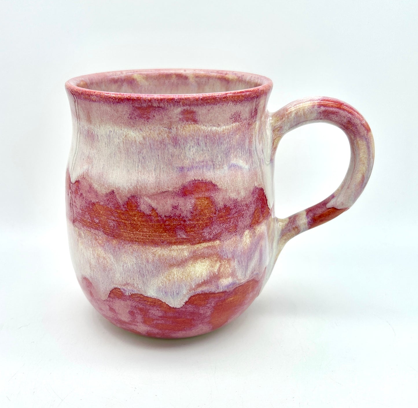 COMMISSION Massive mug in flowing pinks