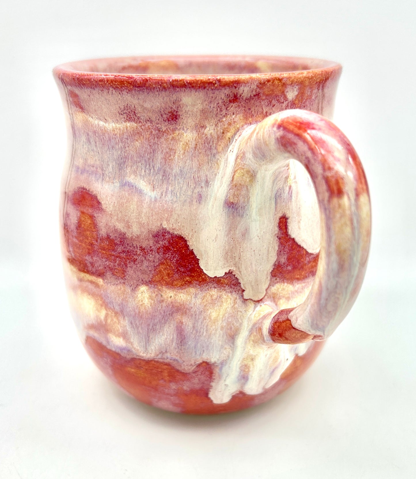 COMMISSION Massive mug in flowing pinks