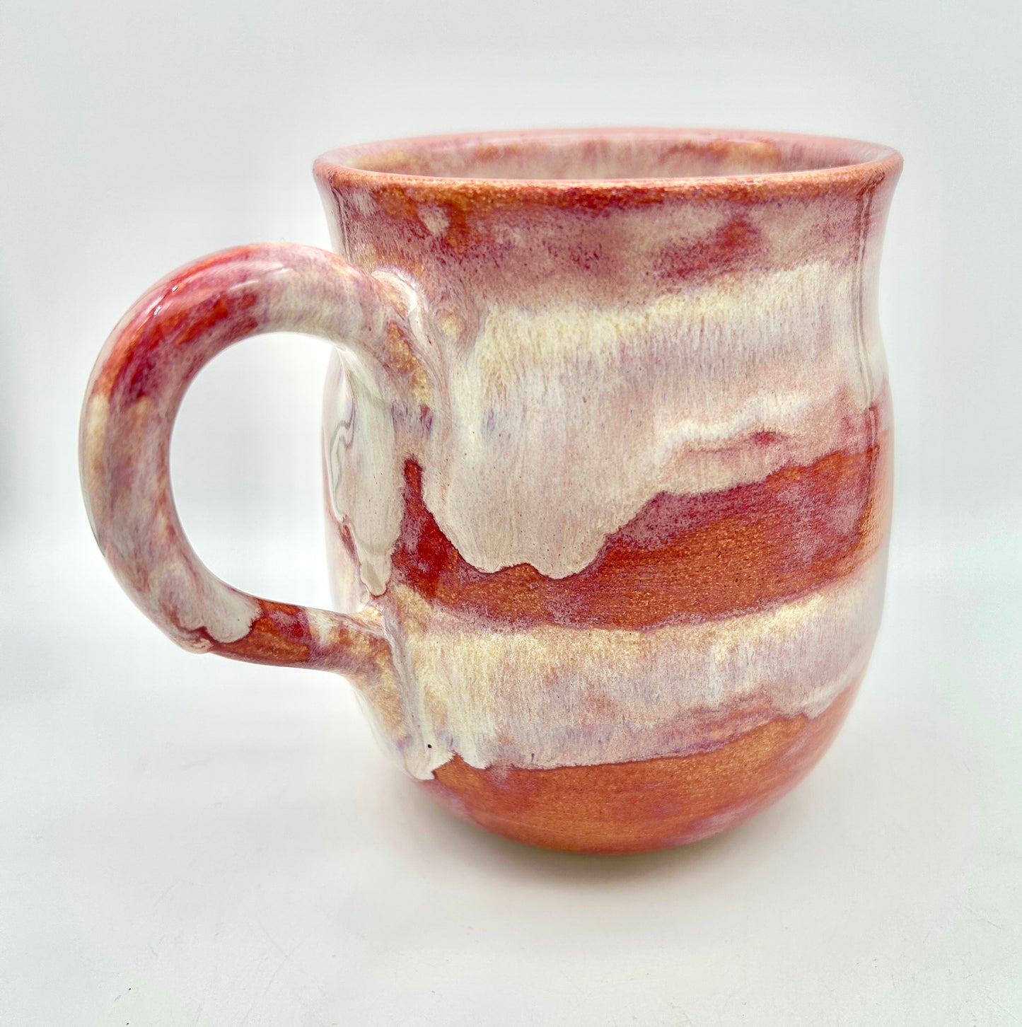 COMMISSION Massive mug in flowing pinks